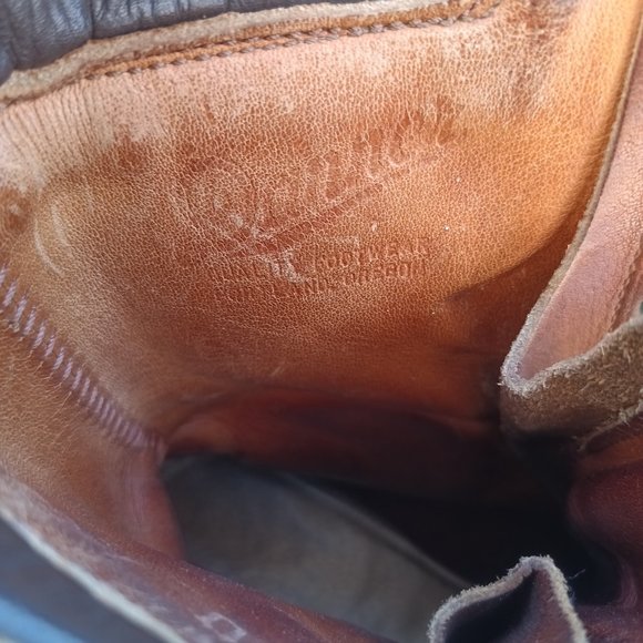 Rare Vintage Danner 1362 Moc Toe Combat Style Boots Men's Size 10 D Brown - Picture 10 of 11